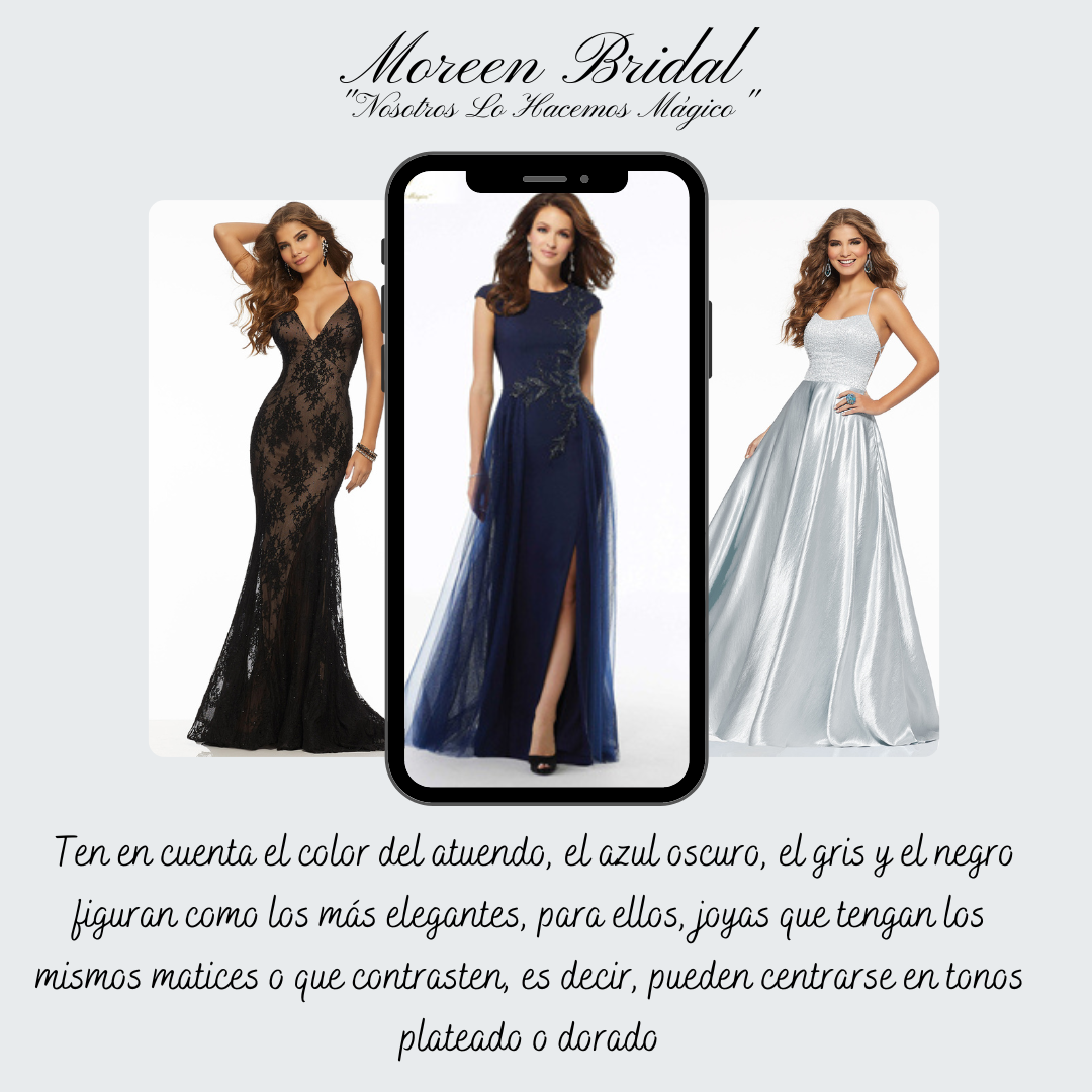 Que accesorios debes llevar con tu vestido de fiesta Moreen Bridal